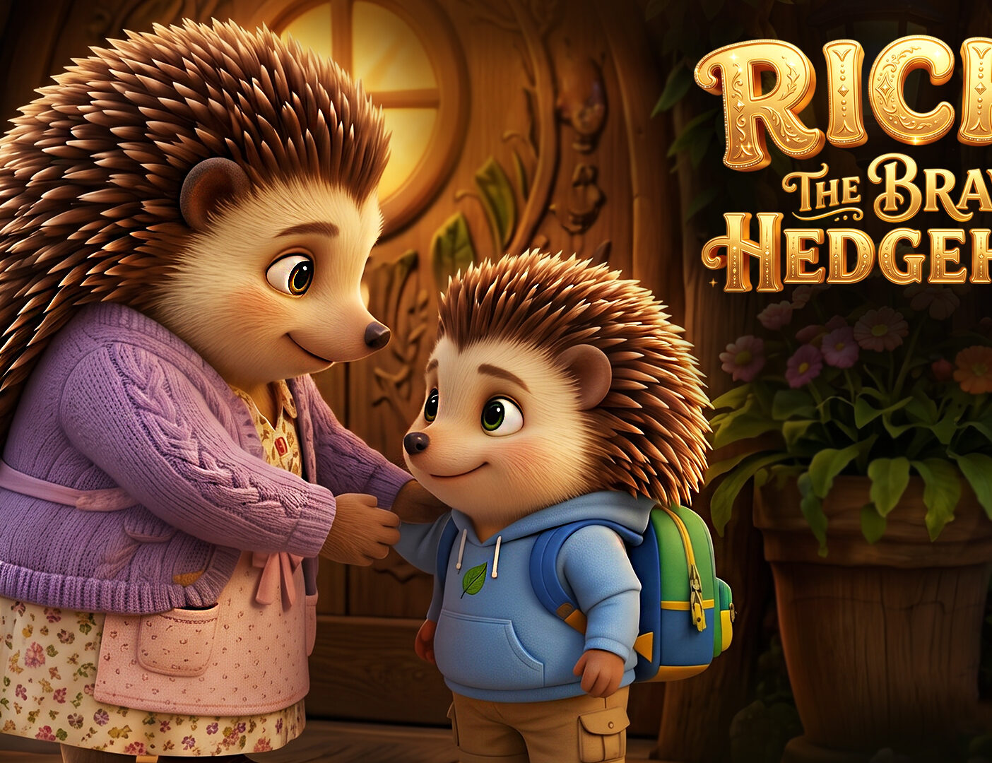 Moral Story for Kids: Ricky the Brave Hedgehog 🦔