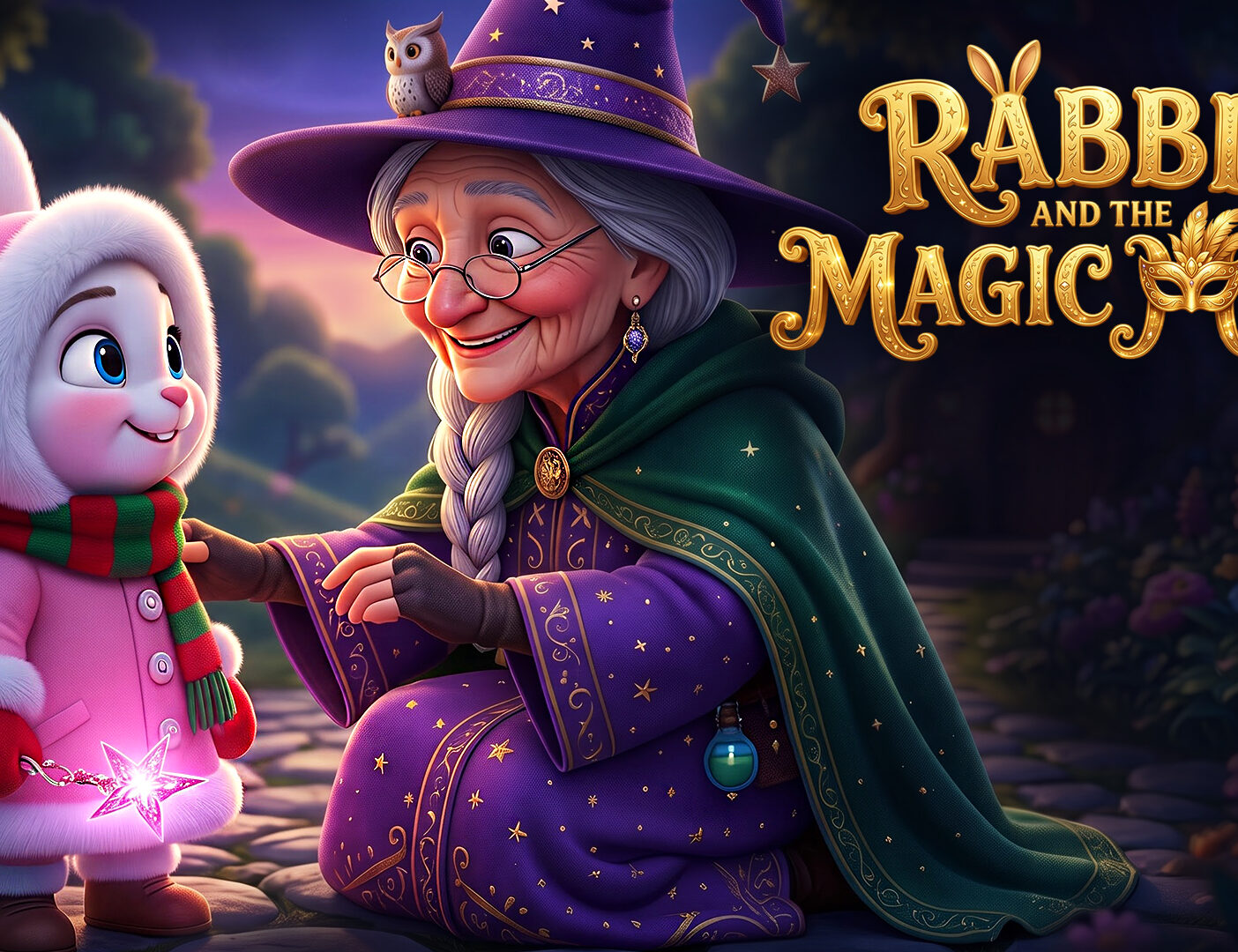 Lilly the Clever Rabbit and the Magic Mask 🎭