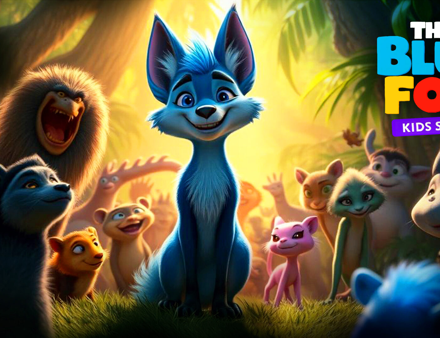 Moral Story for Kids: The Blue Fox 🦊💙