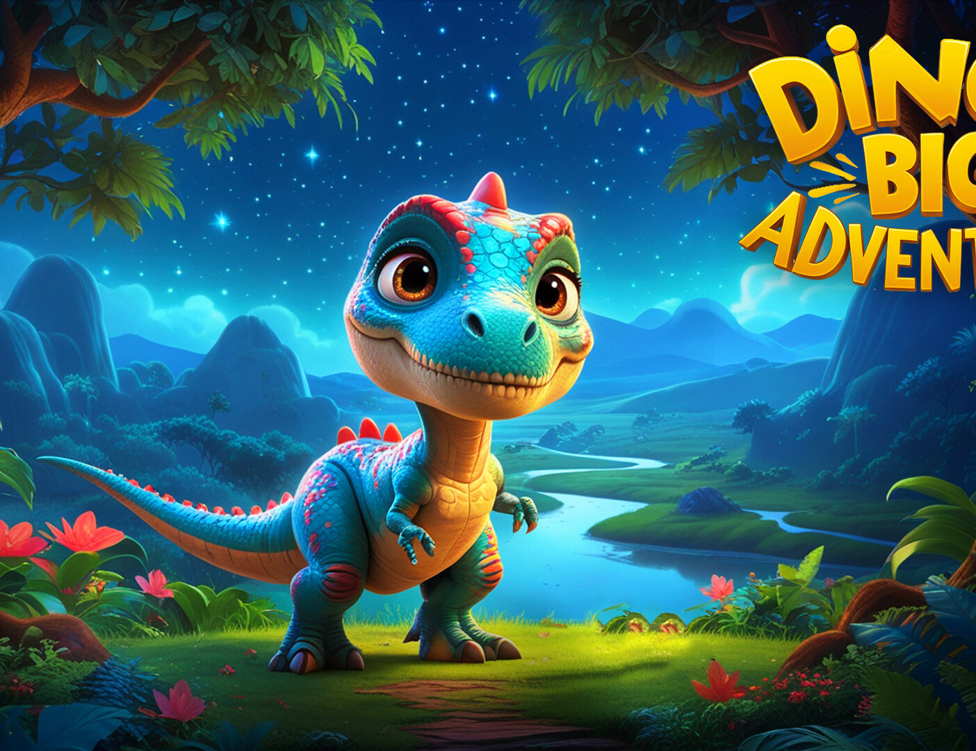 Dino’s Big Adventure  🌿🦖✨